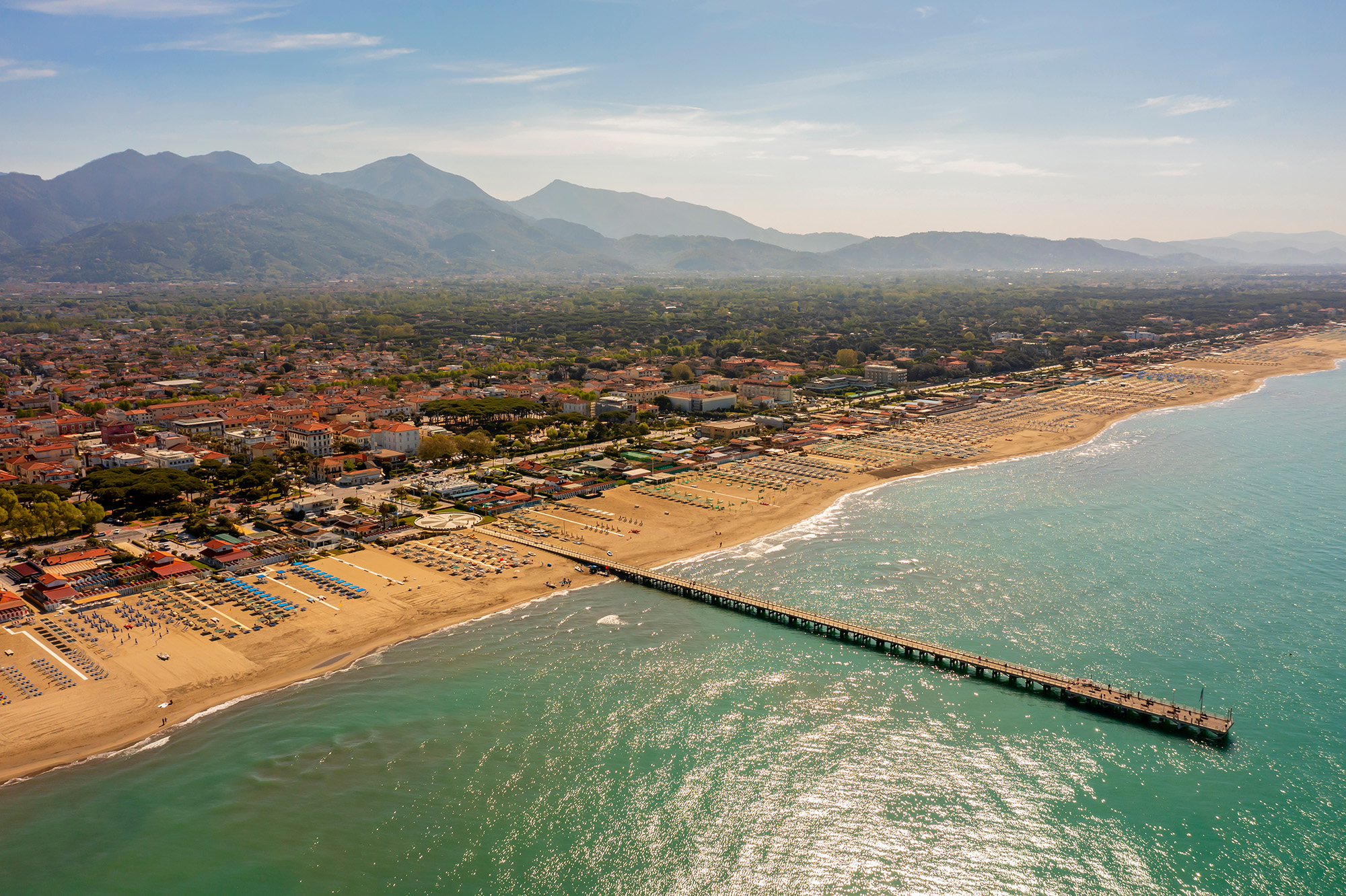 La spiaggia di Forte dei Marmi