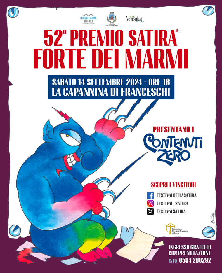 Manifesto 52mo Premio satira Politica